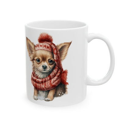 Cute Chihuahua Christmas Mug  11oz  Item #56466