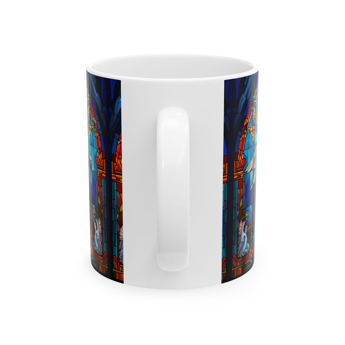 Stained Glass Angel Ceramic Mug 11oz  Item #79519