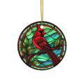 Christmas Cardinal Ceramic Ornament         Item #992043 - Buckshot's Bargain Barn