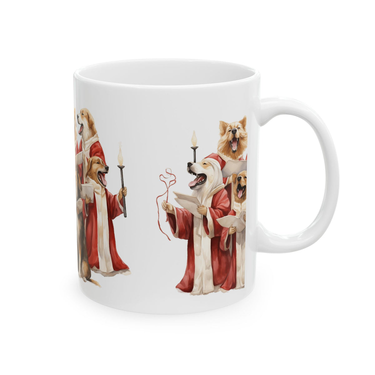 Christmas Choir Dogs Ceramic Mug 11oz  Item #263123