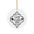 Glory To The New Born King Ceramic Disc Ornament        Item #1324982