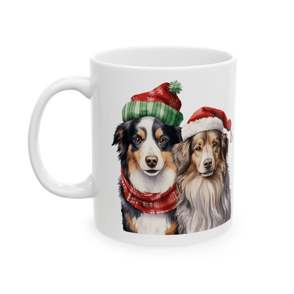 Festive Christmas Dog Ceramic Mug  11oz   Item #937888