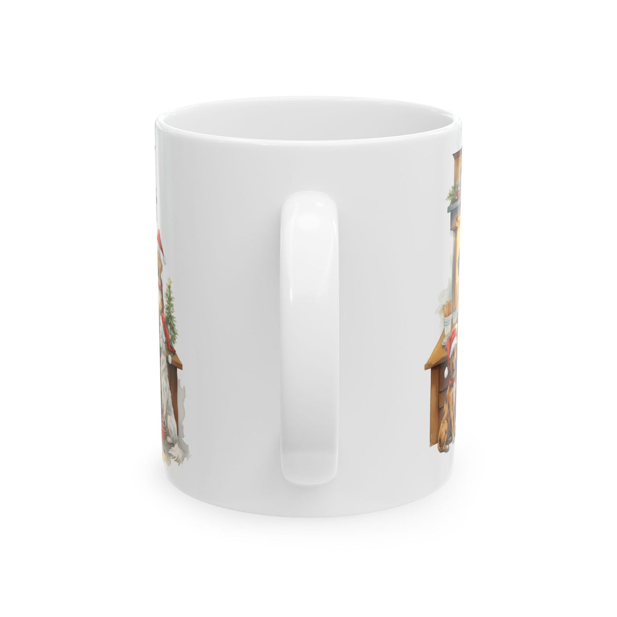 Christmas Dogs Holiday Ceramic Mug  11oz   Item #560847