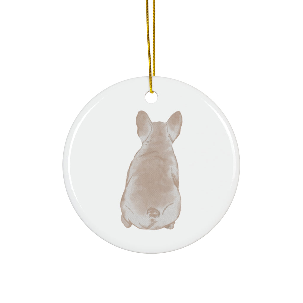 Dog Ceramic Disc Ornament      Item #427647