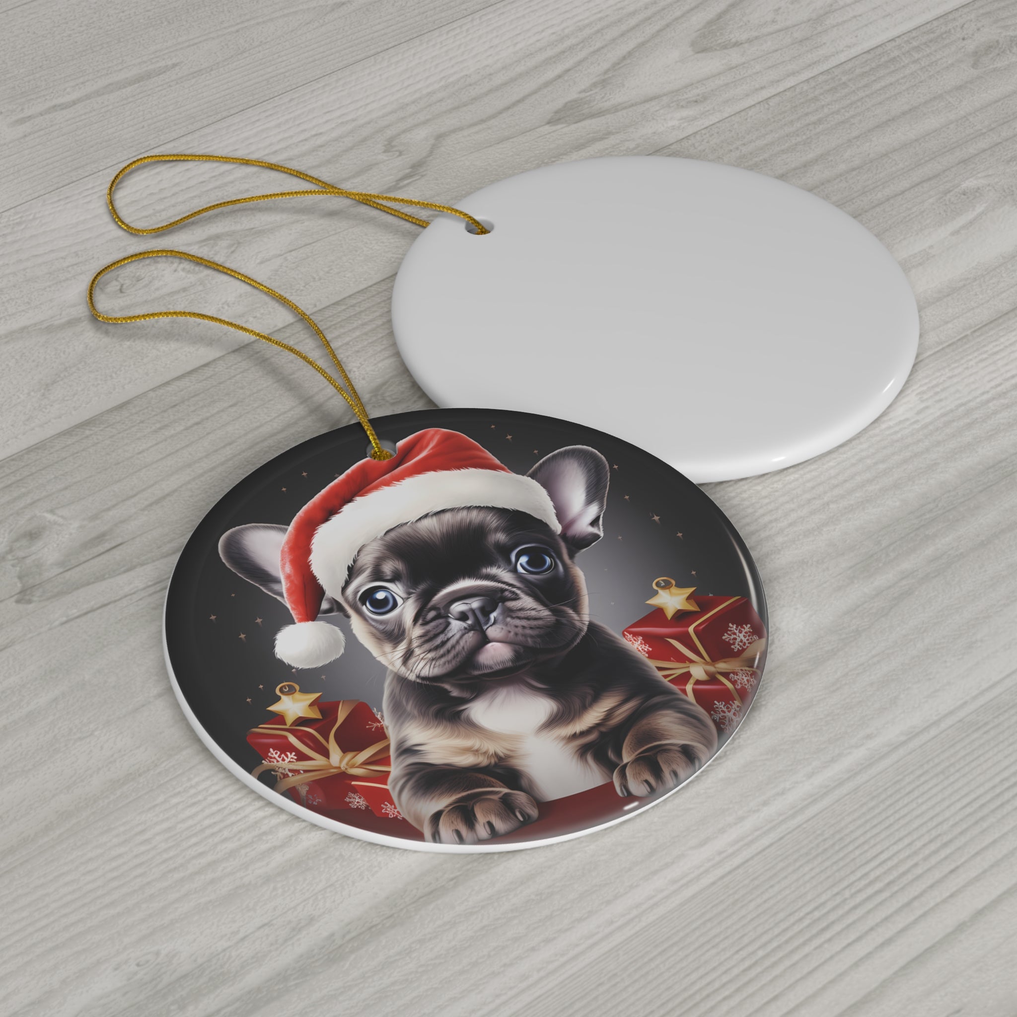 Dog Ceramic Disc Ornament         Item #4222432
