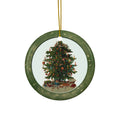 Christmas Tree Ceramic Disc Ornament         Item #6890957