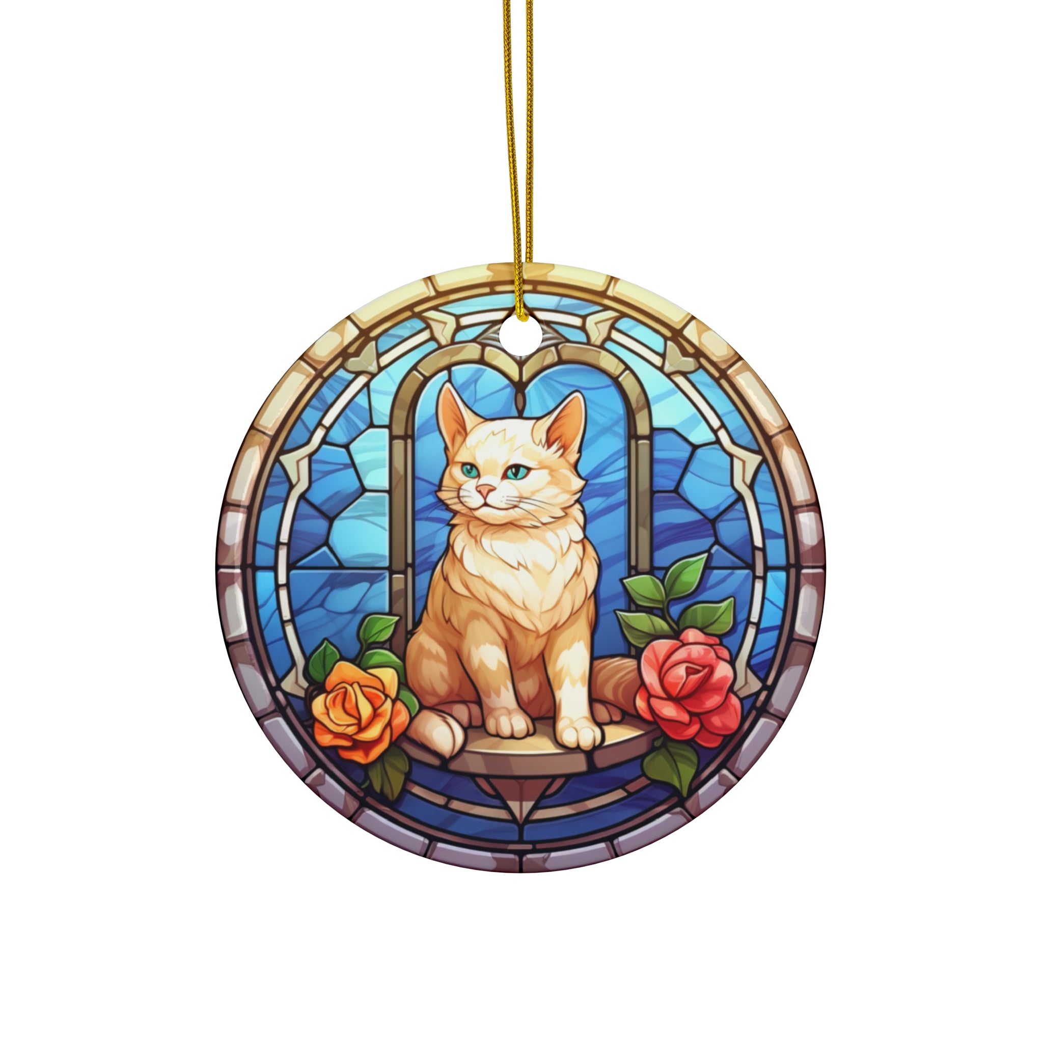 Cat Ceramic Ornament          Item #8450863 - Buckshot's Bargain Barn