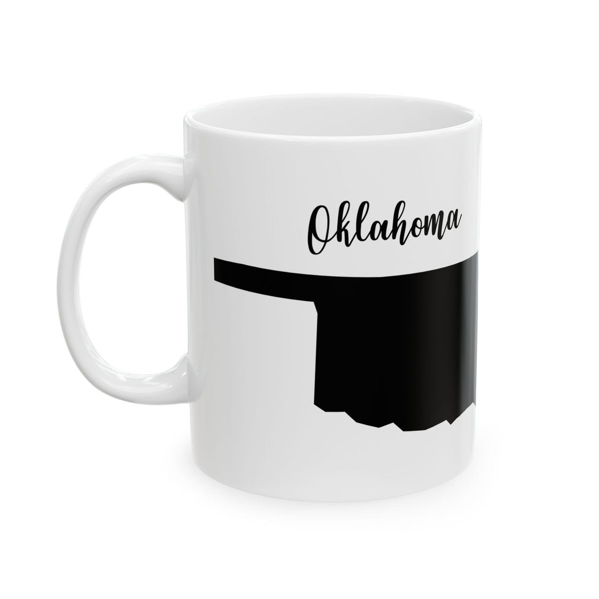 Oklahoma State Silhouette Ceramic Mug – 11oz    Item #753224