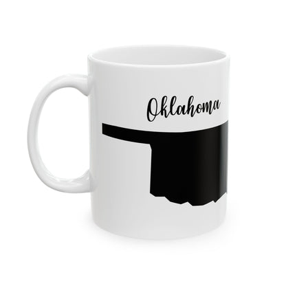 Oklahoma State Silhouette Ceramic Mug – 11oz    Item #753224