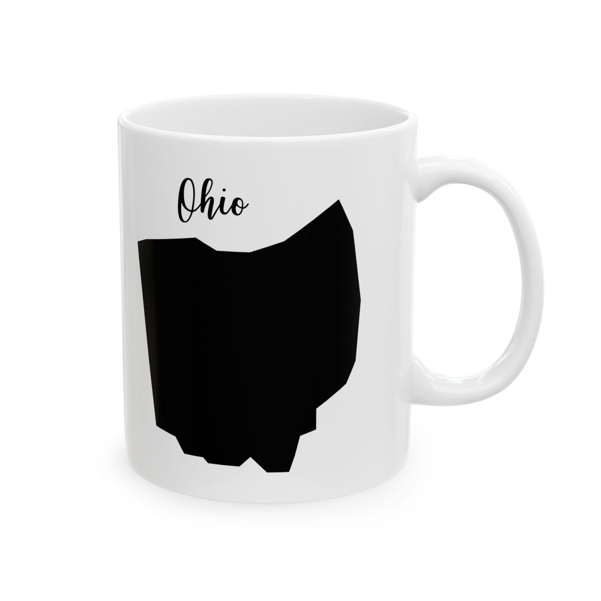 Ohio State Silhouette Ceramic Mug – 11oz    Item #74203