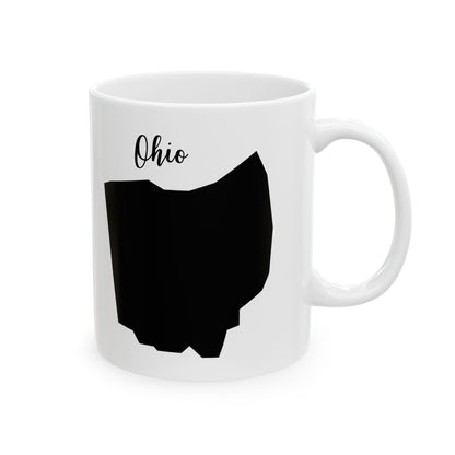 Ohio State Silhouette Ceramic Mug – 11oz    Item #74203