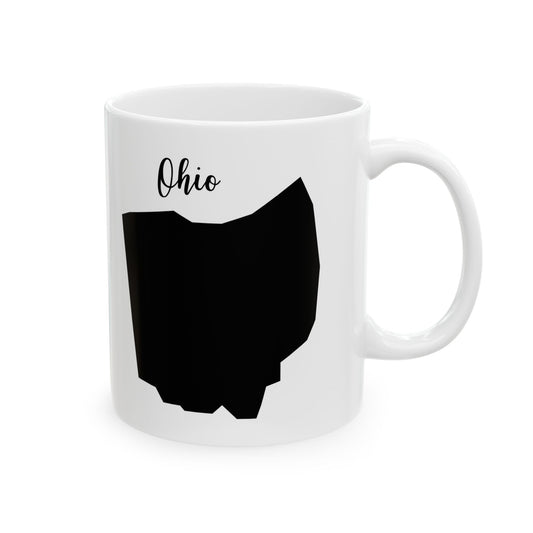 Ohio State Silhouette Ceramic Mug – 11oz    Item #74203