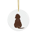 Dog Ceramic Disc Ornament          Item #3121664