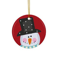Snowman Ceramic Ornament       Item #2516064 - Buckshot's Bargain Barn