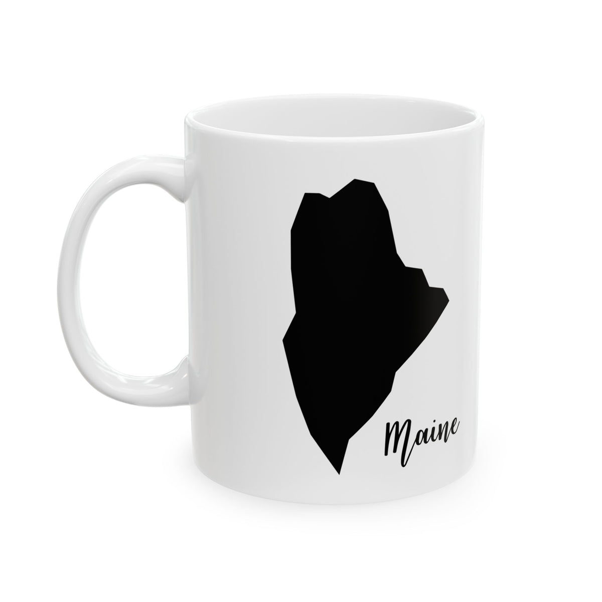 Maine State Silhouette Ceramic Mug – 11oz    Item #53745