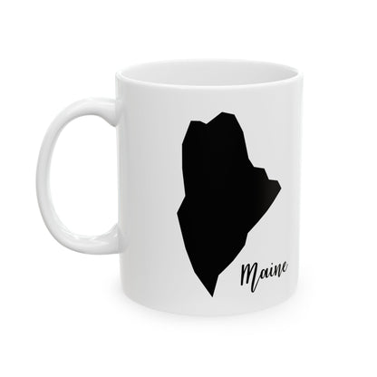 Maine State Silhouette Ceramic Mug – 11oz    Item #53745