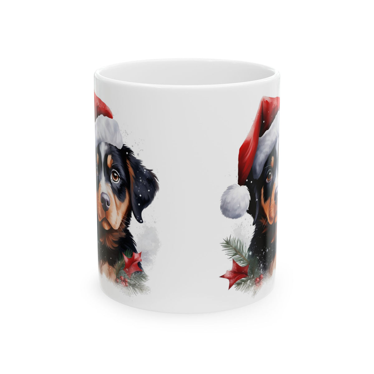 Christmas Dog Ceramic Mug  11oz  Item #9342