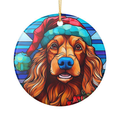 Festive Golden Retriever Christmas Ornament   Item #680171