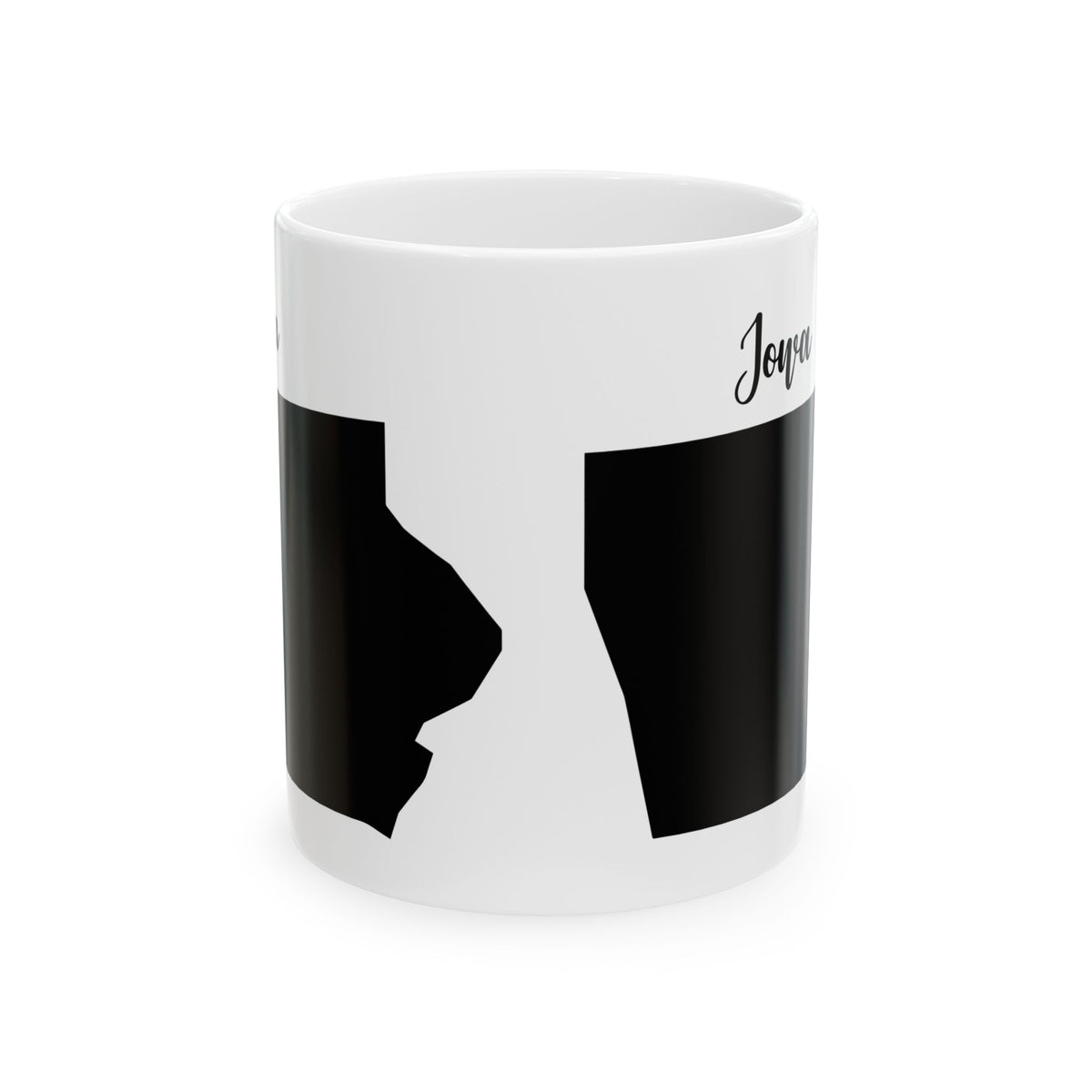 Iowa State Silhouette Ceramic Mug – 11oz    Item #24586