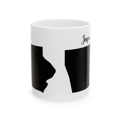 Iowa State Silhouette Ceramic Mug – 11oz    Item #24586