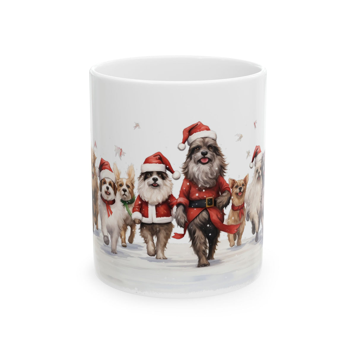 Christmas Dog Parade Ceramic Mug 11oz  Item #623337