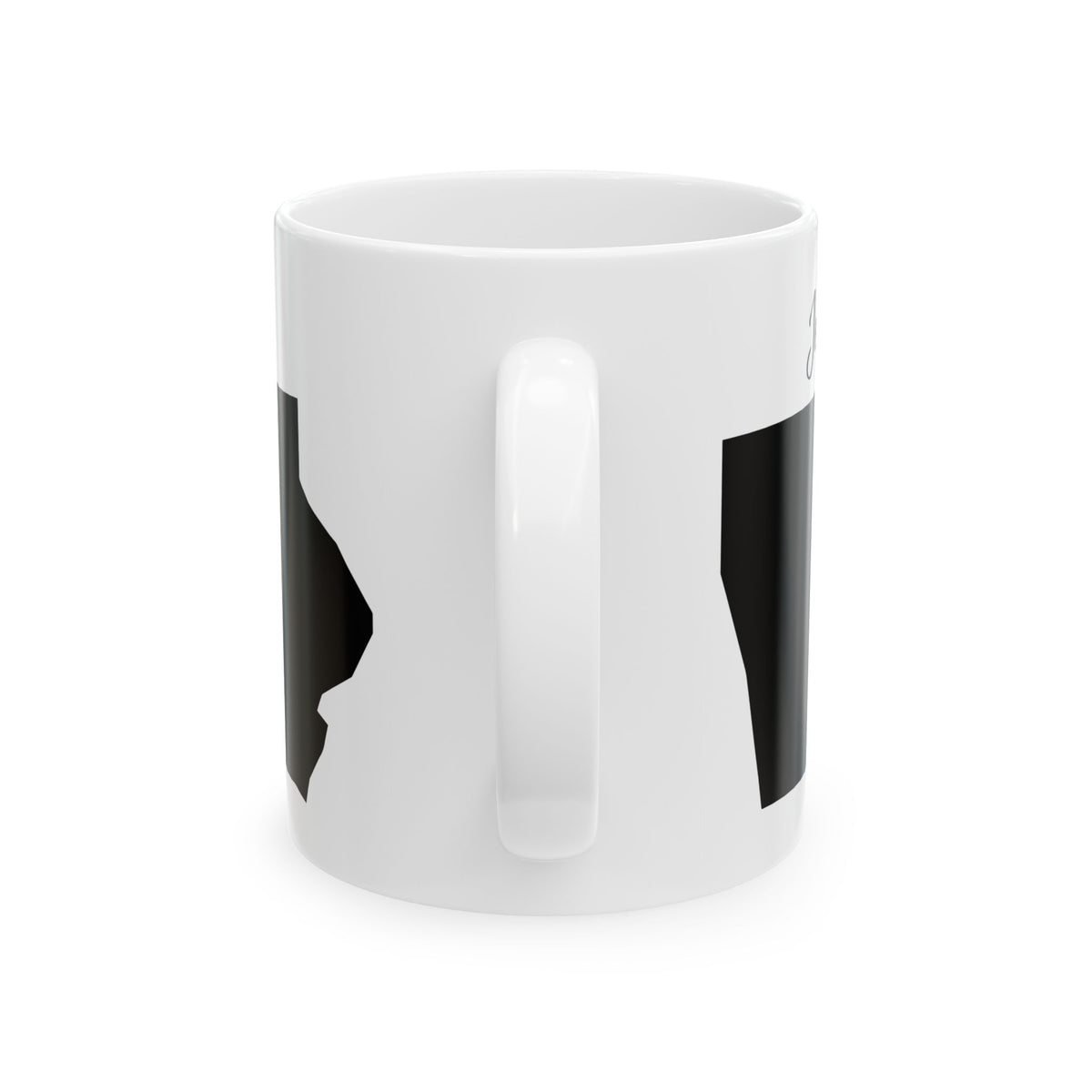 Iowa State Silhouette Ceramic Mug – 11oz    Item #24586
