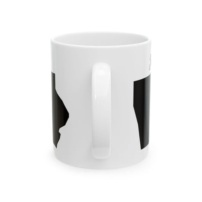 Iowa State Silhouette Ceramic Mug – 11oz    Item #24586