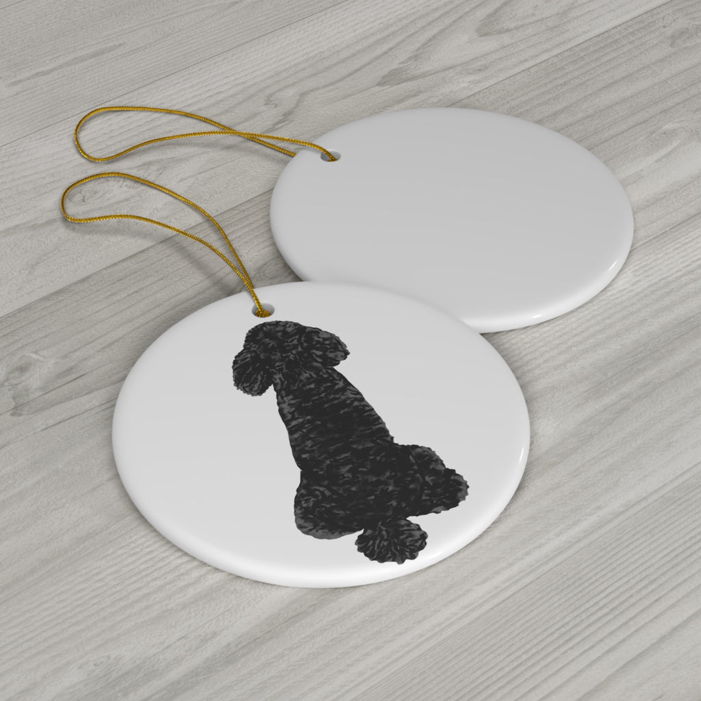Dog Ceramic Disc Ornament        Item #2734481