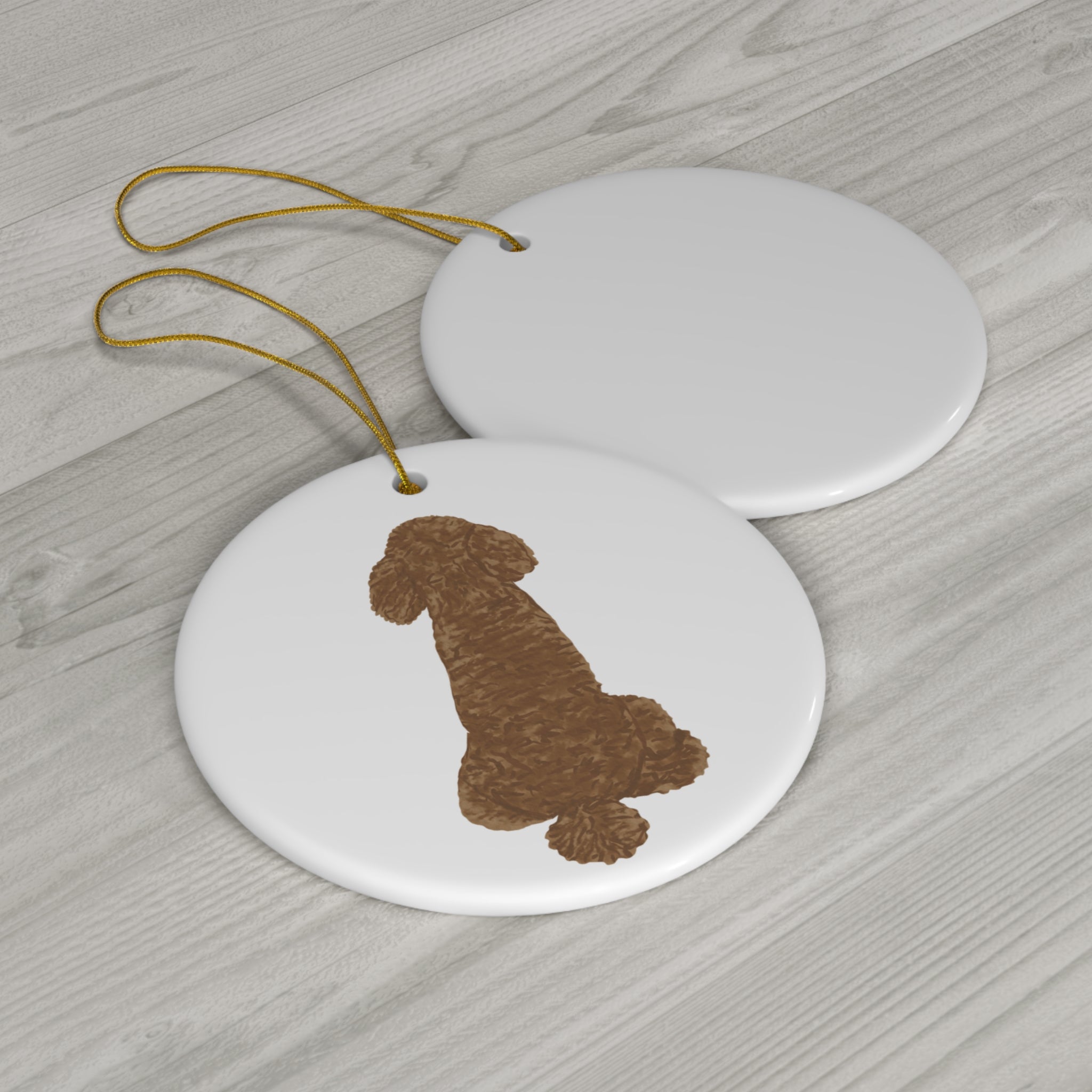 Dog Ceramic Disc Ornament         Item #5035494