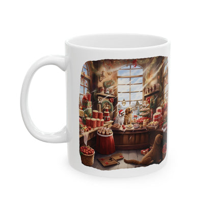 Cozy Christmas Market Ceramic Mug 11oz   Item #101438