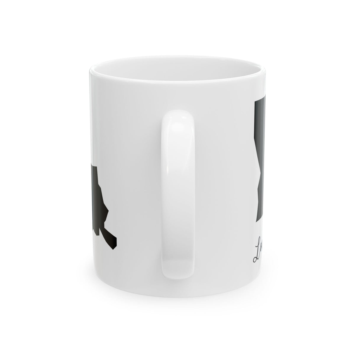 Louisana State Silhouette Ceramic Mug – 11oz    Item #64354