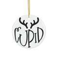 Cupid Reindeer Ceramic Ornament     Item #9719931 - Buckshot's Bargain Barn