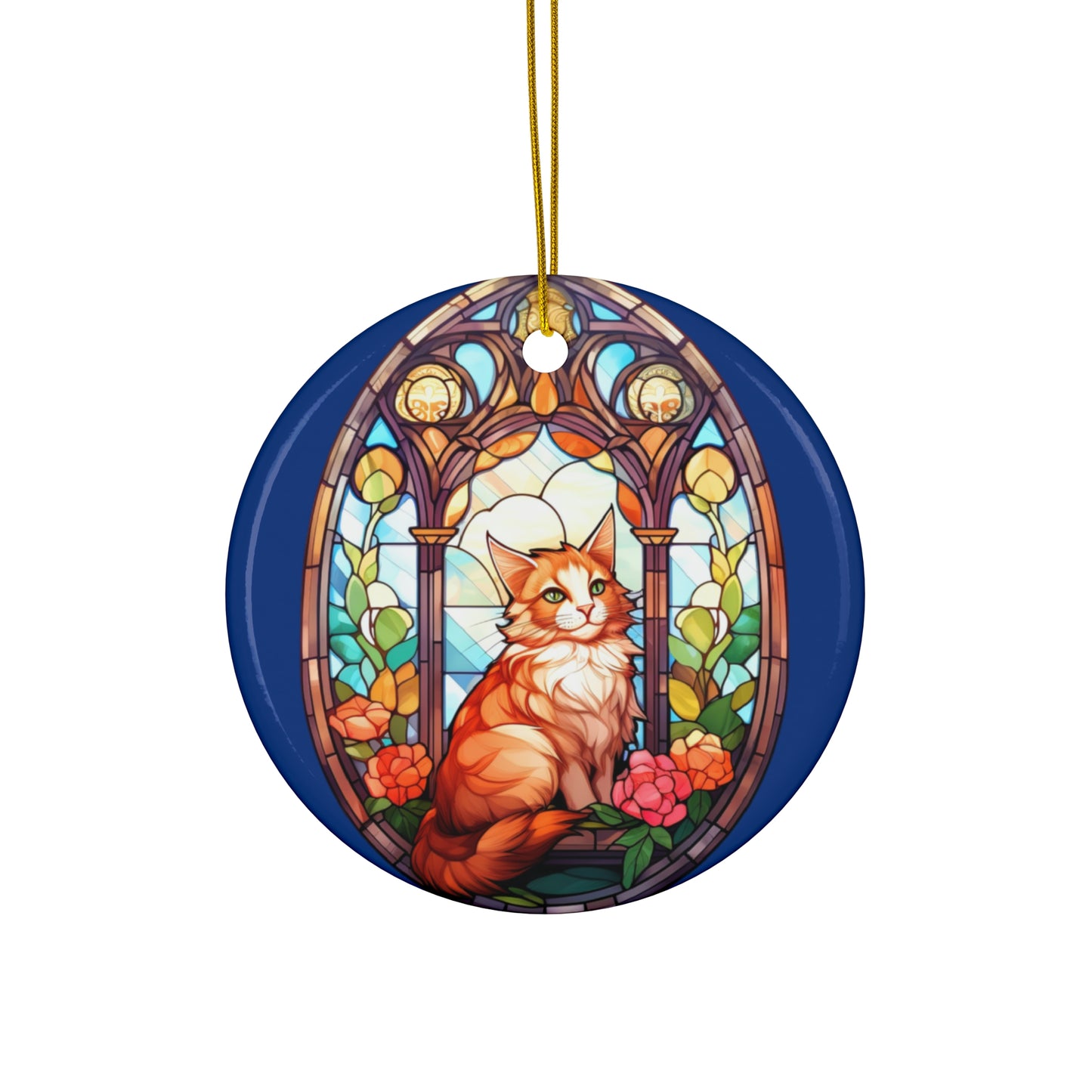 Cat Ceramic Ornament          Item #6885941