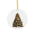 Christmas Tree Dog Ceramic Disc Ornament             Item #1516939