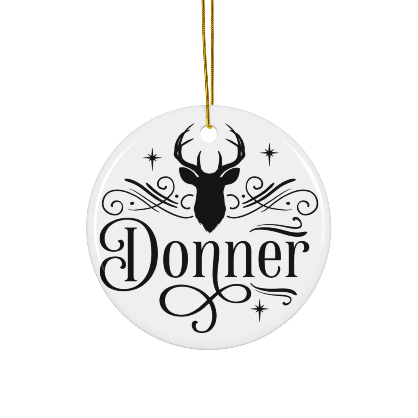 Donner Reindeer Ceramic Ornament      Item #1927243