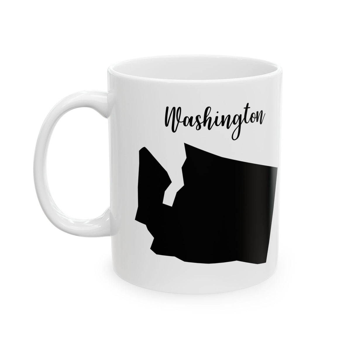 Washington State Silhouette Ceramic Mug – 11oz    Item #637777