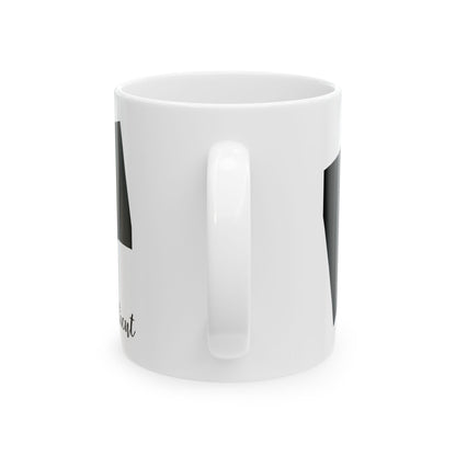 Connecticut State Silhouette Ceramic Mug – 11oz    Item #960508