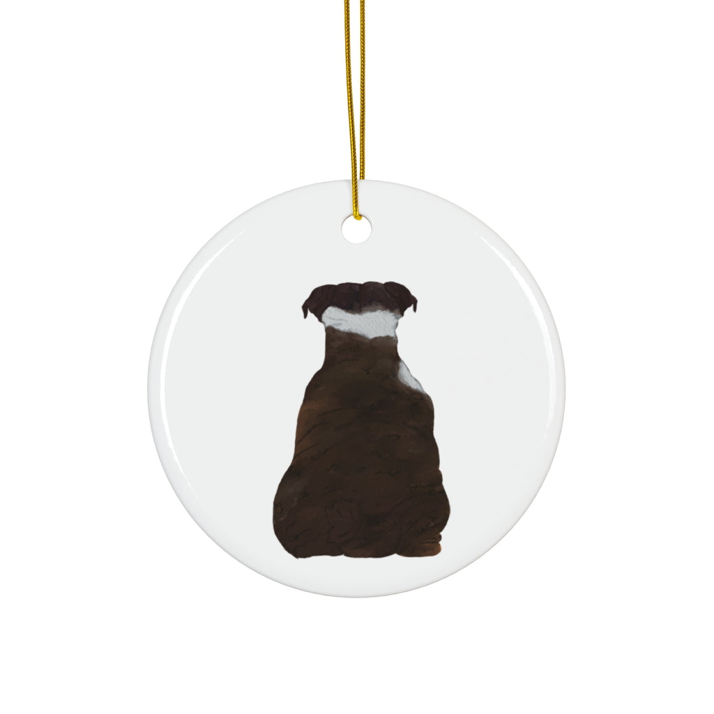 Dog Ceramic Disc Ornament           Item #651785