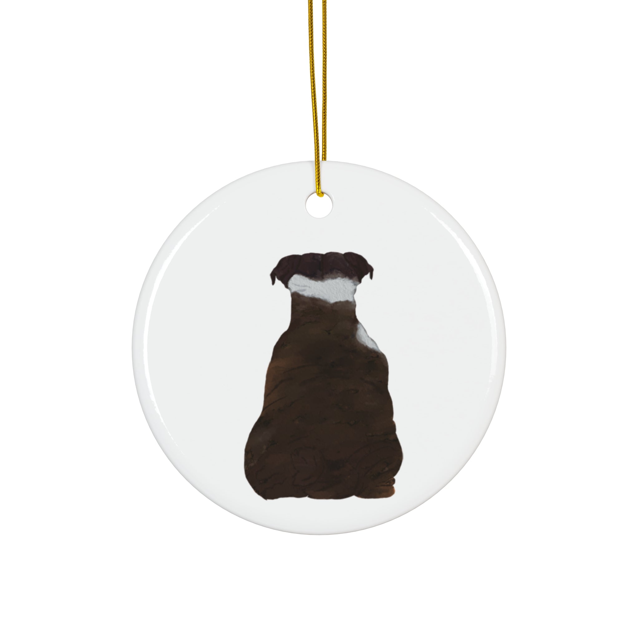 Dog Ceramic Disc Ornament           Item #651785