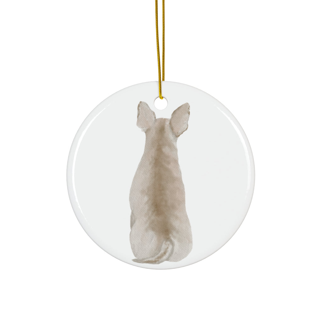 Dog Ceramic Disc Ornament        Item #5424669
