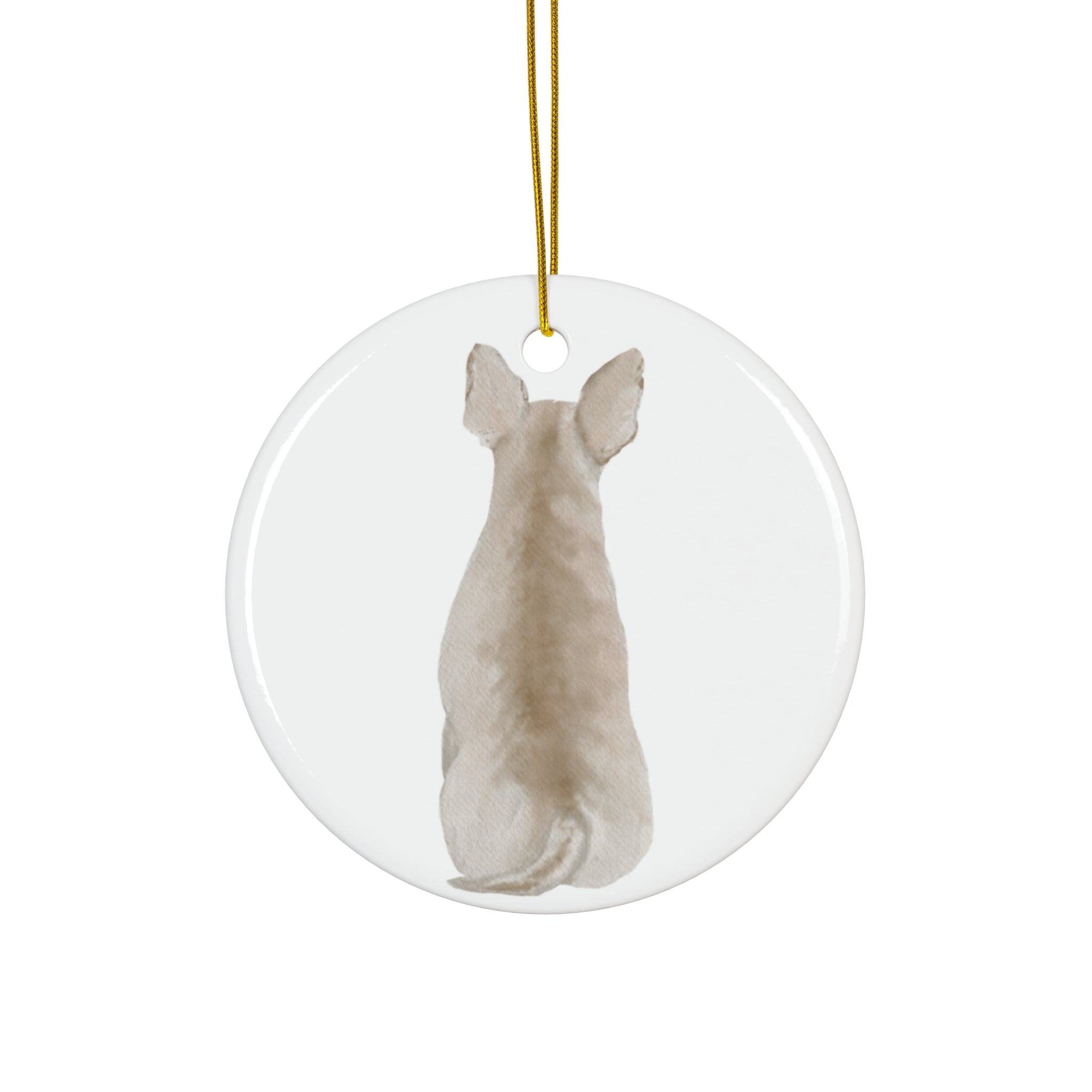 Dog Ceramic Disc Ornament        Item #5424669