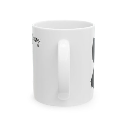 New Jersey State Silhouette Ceramic Mug – 11oz    Item #149904