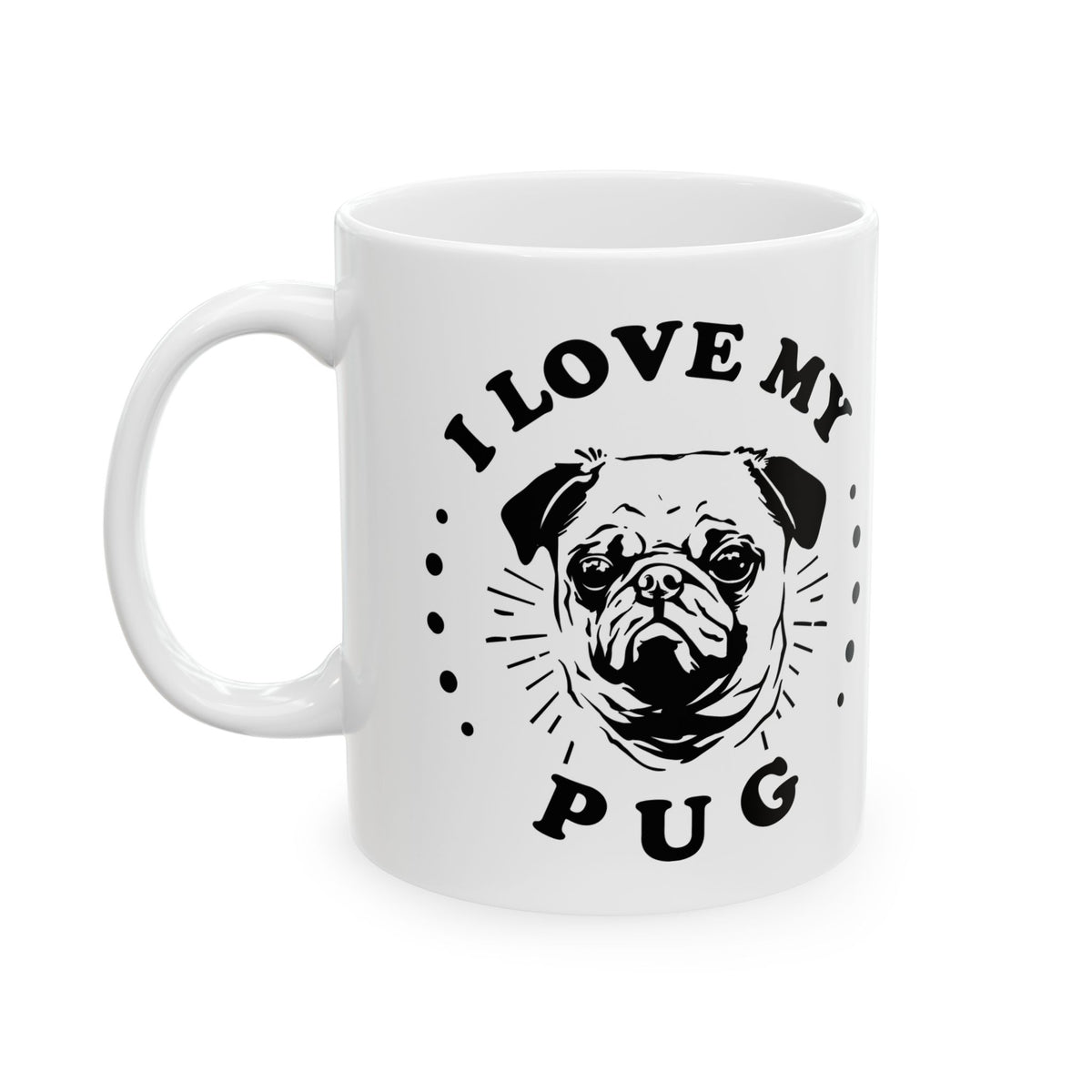 Copy of Love Is A Four Legged Word Ceramic Mug — Pet Coffee Cup 11oz   Item #777953