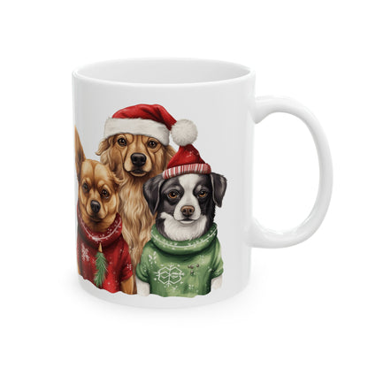 Christmas Dogs Ceramic Mug  11oz   Item #832037