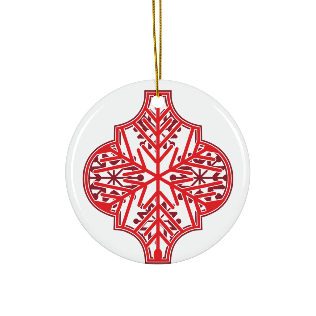 Arabesque Ceramic Disc Ornament      Item #8143102