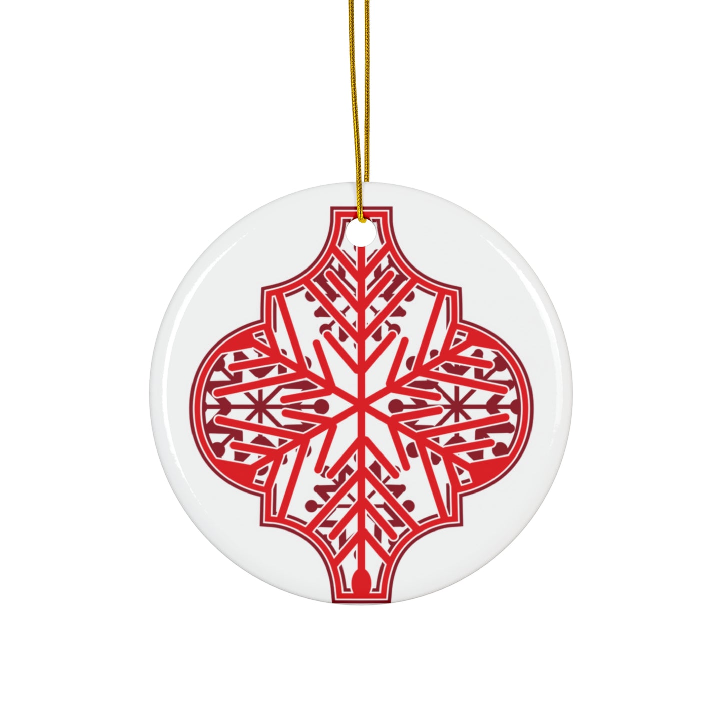 Arabesque Ceramic Disc Ornament      Item #8143102