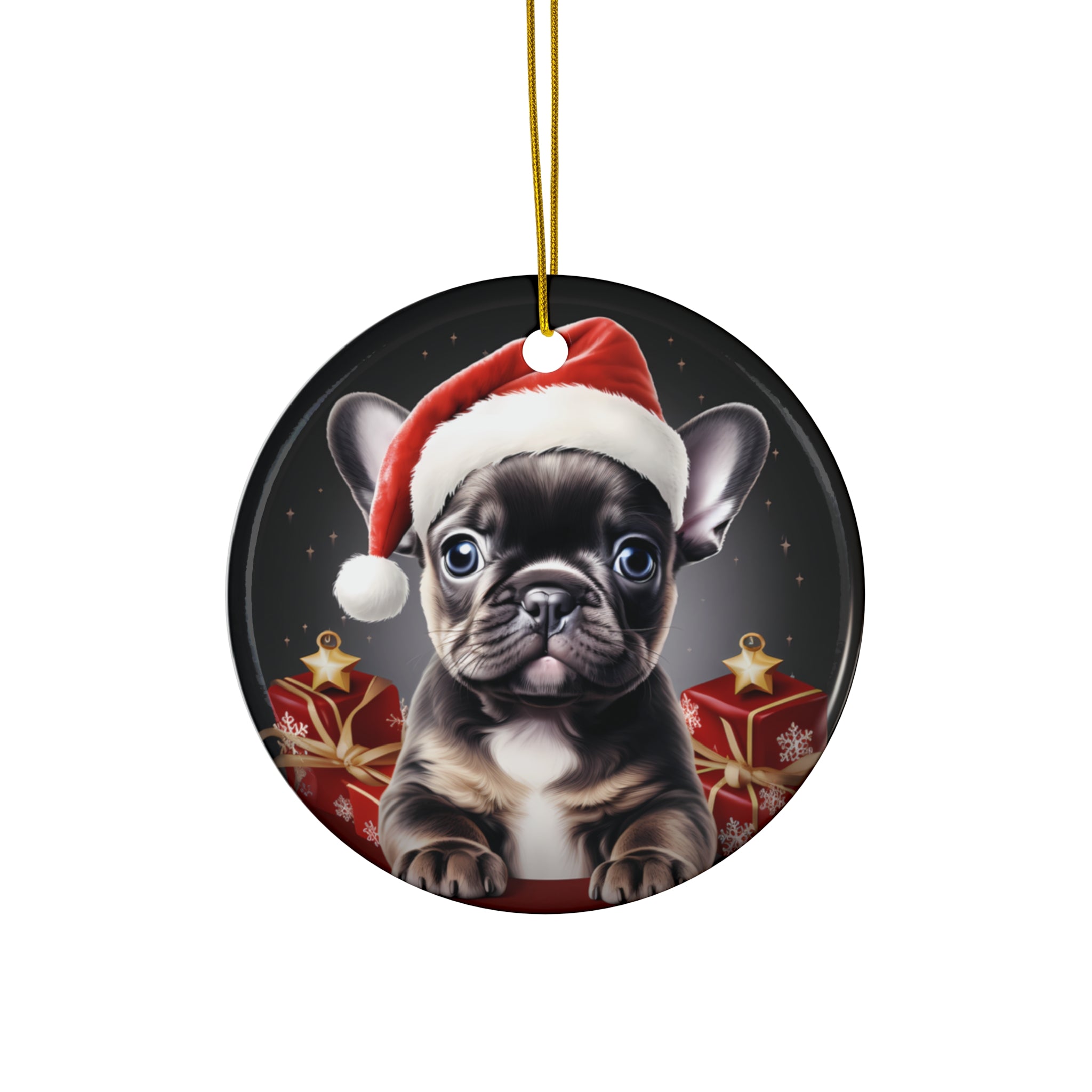 Dog Ceramic Disc Ornament         Item #4222432