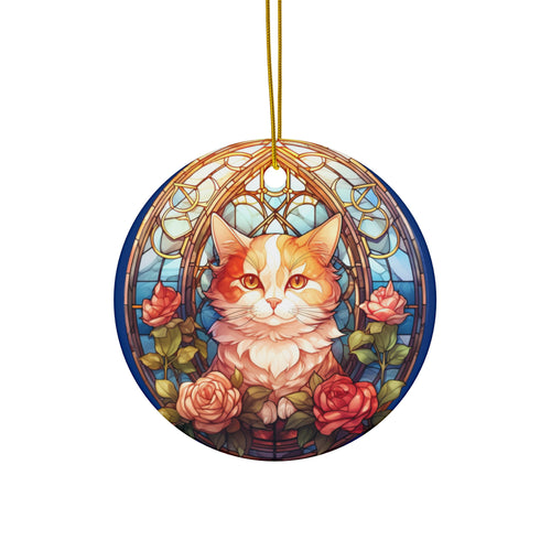 Cat Ceramic Ornament           Item #1433407 - Buckshot's Bargain Barn