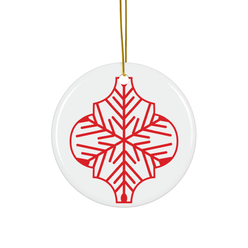 Arabesque Ceramic Disc Ornament     Item #4536308