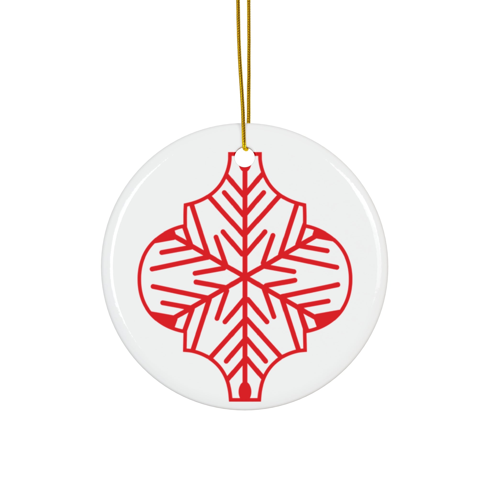 Arabesque Ceramic Disc Ornament     Item #4536308